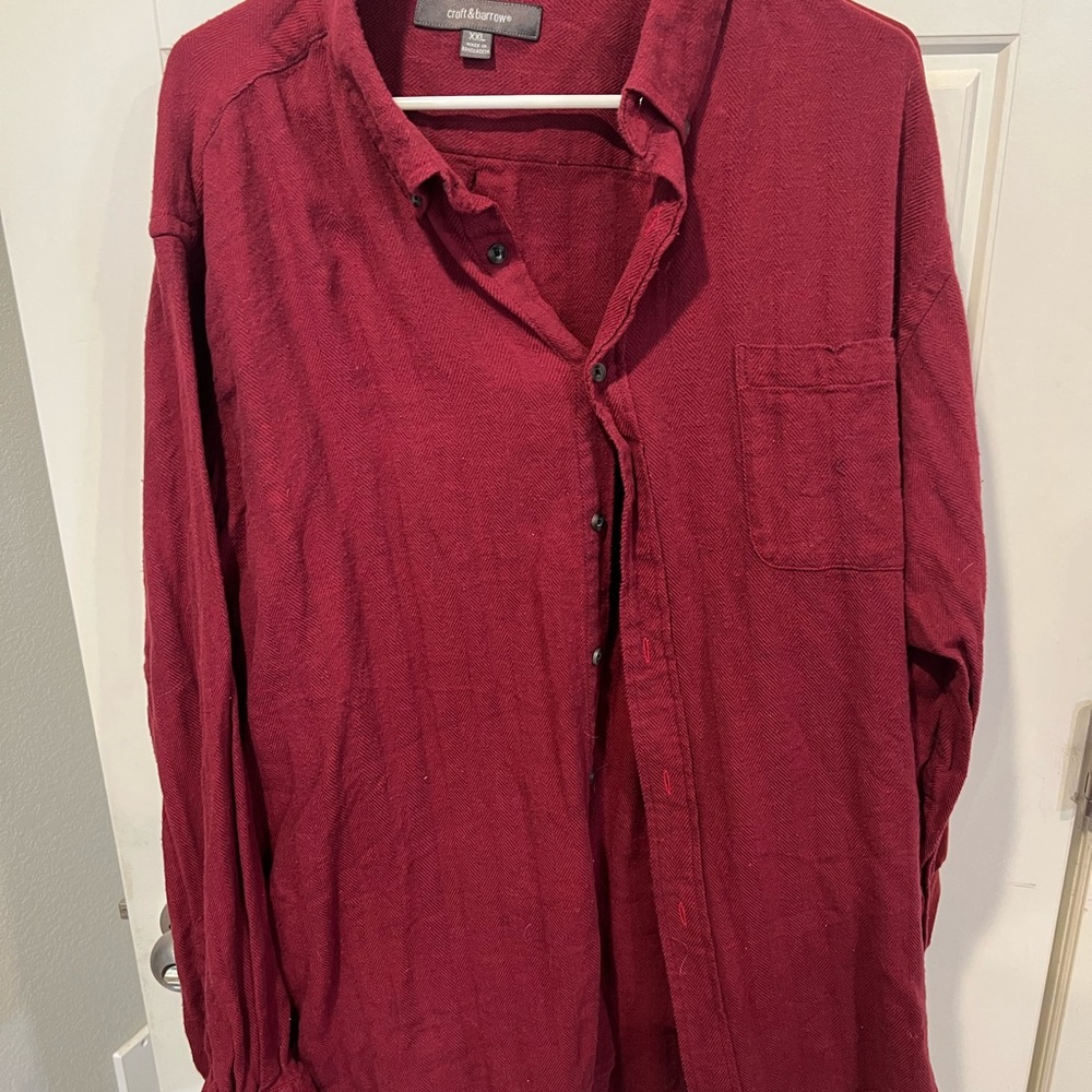 Both Men’s Button up shirts